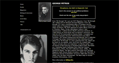 Desktop Screenshot of georgepetros.com