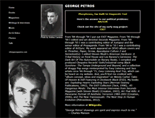 Tablet Screenshot of georgepetros.com